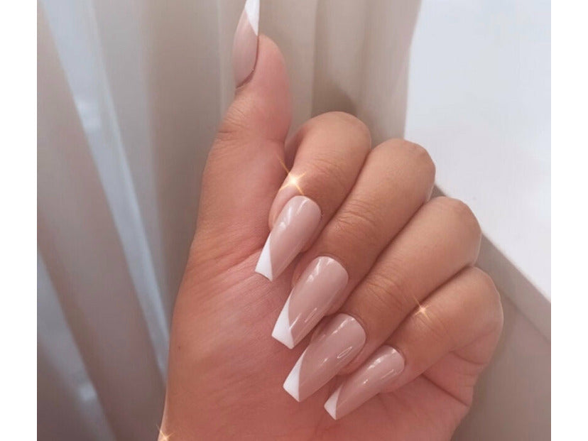 Nude Side French Tip