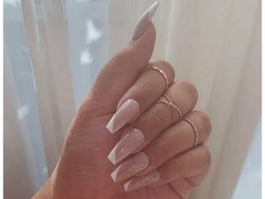 Nude Side French Tip