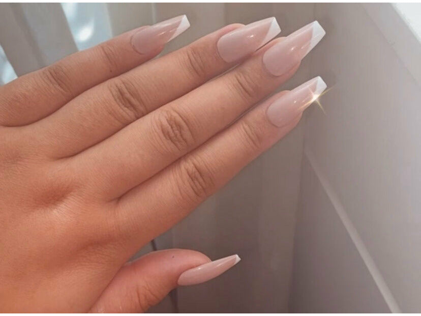 Nude Side French Tip