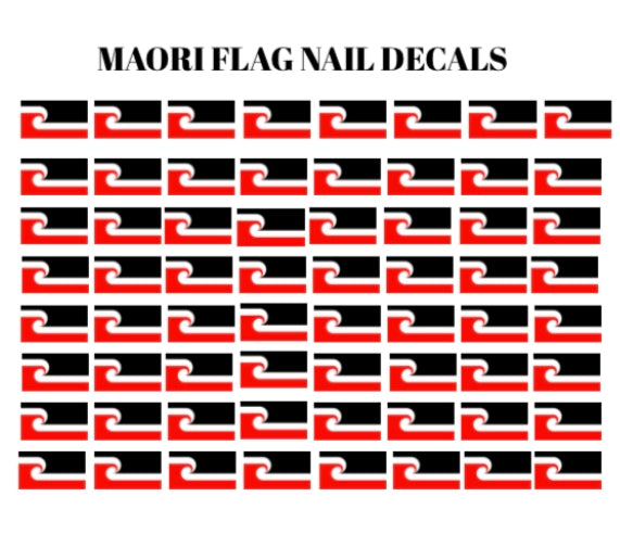 Maori Flag Nail Decal