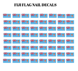 Fiji Flag Nail Decal