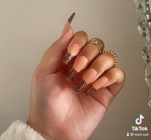 Tongan Tapa French Tips